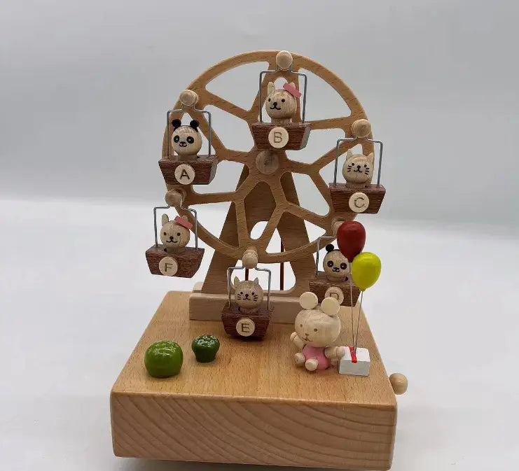 Round Ferris wheel music box