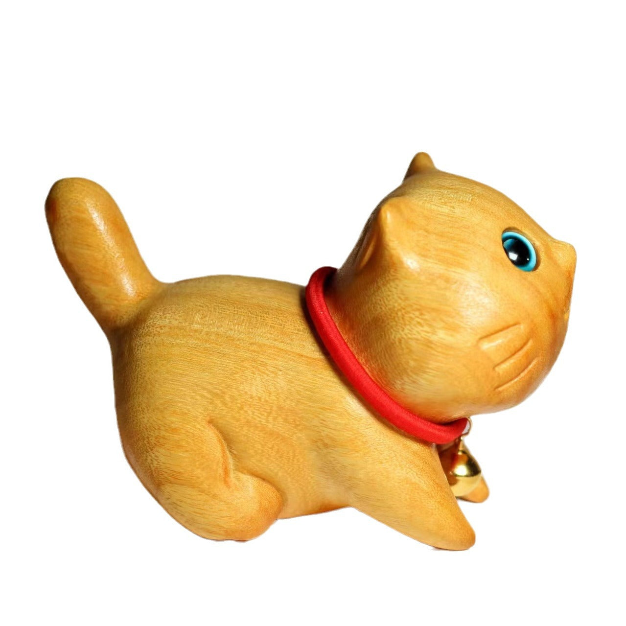 Cat Ornaments——Handmade wood carving ornaments